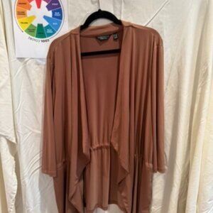 Susan Graver Everday Jacket 2X Tan